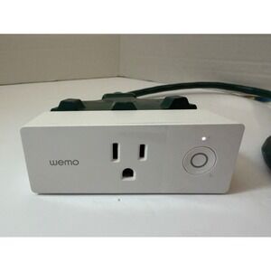 Wemo Mini Smart Plug F7C063 White WiFi Enabled Smart Outlet Home Automation